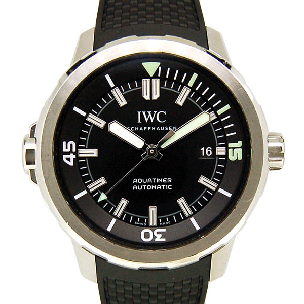 IWC　アクアタイマー　オートマティック　IW329001　自動巻　ブラック　USED　中古