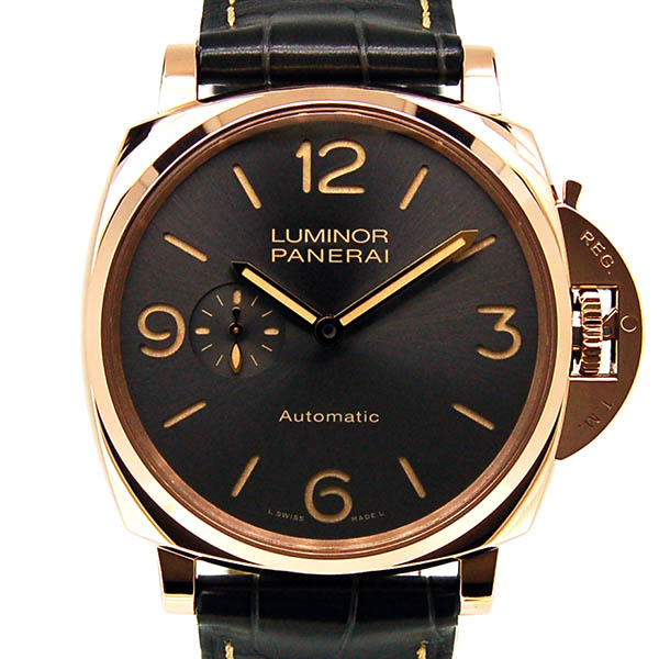 パネライ　PANERAI　ルミノール ドゥエ 3デイズ オロロッソ　PAM00675　45mm　自動巻き　18KRG　USED　中古