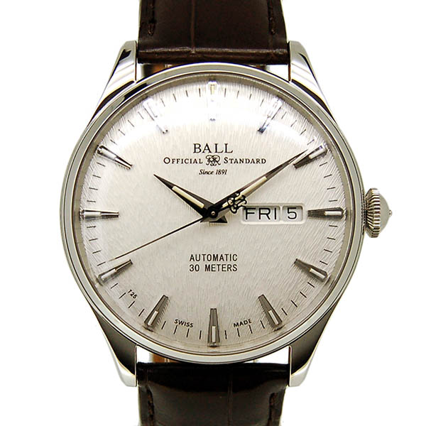 ボールウォッチ　BALL　トレインマスター エタニティ　NM2080D-LJ-SL  シルバー　SS　40mm　USED　中古