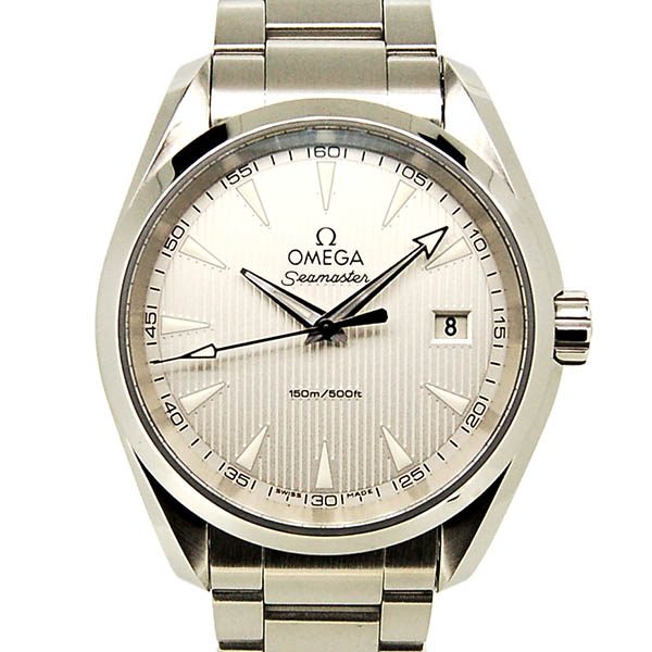 オメガ　OMEGA　シーマスター　アクアテラ　231.10.39.60.02.001　シルバータペストリー　メンズ　クォーツ　USED　中古