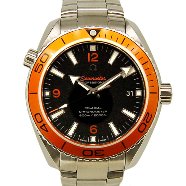 オメガ　OMEGA　プラネットオーシャン　232.30.42.21.01.002　オレンジベゼル　42mm　コーアクシャル　USED　中古