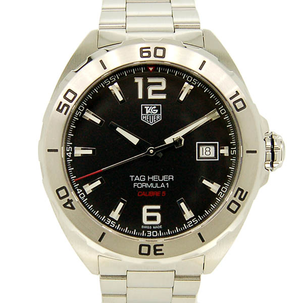 タグホイヤー　TAG HEUER　フォーミュラ1　キャリバー5　WAZ2113.BA0875　ブラック　SS　USED　中古