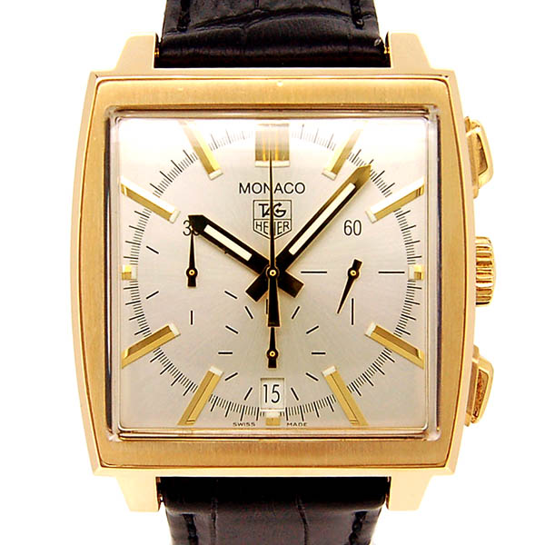 タグホイヤー　TAG HEUER　モナコ クロノグラフ　CW5140.FC8147　18KYG　自動巻き　SS　38mm　USED　中古