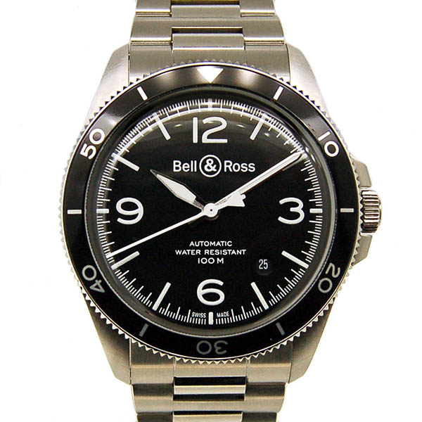 ベル＆ロス　BELL＆ROSS　ヴィンテージ ブラックスティール オートマティック　BRV292-BL-ST/SST　41mm　未使用品