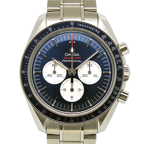 オメガ　OMEGA　スピードマスター 東京オリンピック2020 リミテッドエディション　522.30.42.30.03.001　日本2020本限定　42mm　ブルー　SS　USED　中古