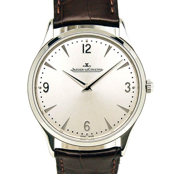 ジャガールクルト　Jaeger LeCoultre　マスターウルトラスリム 38　Q1348420　38mm　手巻き　シルバー　USED　中古