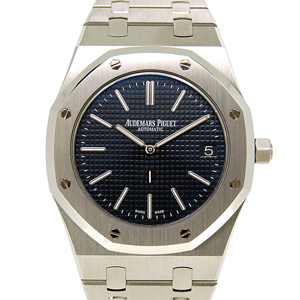 オーデマ・ピゲ　AUDEMARS PIGUET　ロイヤルオーク　ジャンボ　エクストラシン　15202ST.OO.1240ST.01　39mm　SS　ブルー　USED　中古