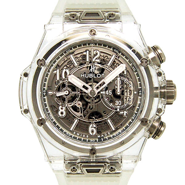 ウブロ HUBLOT ビッグバン ウニコ サファイア 411.JX.4802.RT 45mm 世界500本限定 USED 中古 ウブロ HUBLOT ビッグバン ウニコ サファイア 411.JX.4802.RT 45mm 世界500本限定 USED 中古
