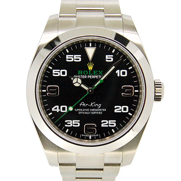 ロレックス　ROLEX　エアキング　Ref.116900　ブラック　40mm　USED　中古