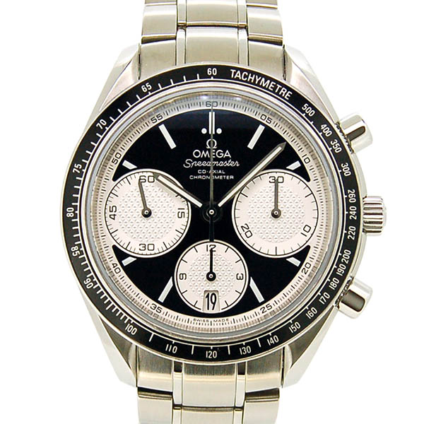オメガ　OMEGA　スピードマスターレーシング　326.30.40.50.01.002　SS　ブラック　40mm　自動巻　USED　中古