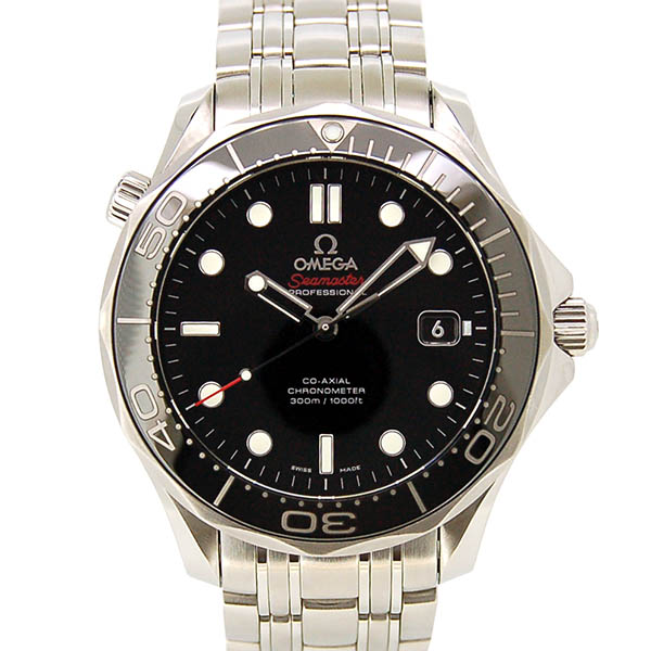 オメガ　OMEGA　シーマスター300　コーアクシャル　212.30.41.20.01.003　ブラック　41mm　USED　中古