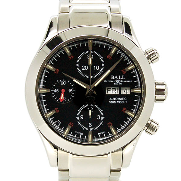 ボールウォッチ　BALL　エンジニアマスターII  テレメーター　CM1020C-S1J-BK　 ブラック　SS　41mm　USED　中古