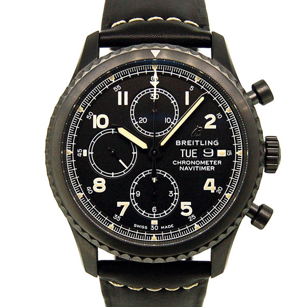 ブライトリング BREITLING ナビタイマー8 クロノグラフ 43 M118B-1LMA 43mm ブラック USED 中古 ブライトリング BREITLING ナビタイマー8 クロノグラフ 43 M118B-1LMA 43mm ブラック USED 中古