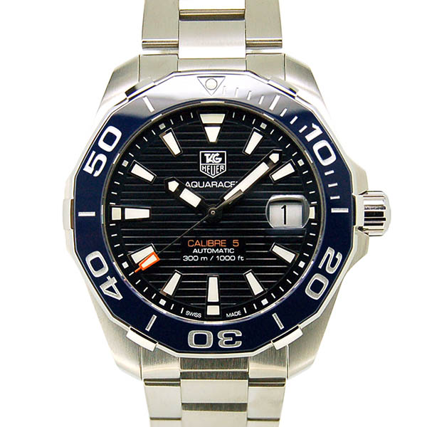 タグホイヤー　TAG HEUER　アクアレーサー　キャリバー5　WAY211C.BA0928　ブルー　USED　中古