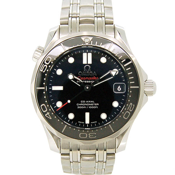 オメガ　OMEGA　シーマスター300　コーアクシャル　212.30.36.20.01.002　ブラック　SS　36mm　自動巻　USED　中古