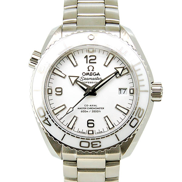 オメガ　OMEGA　シーマスター プラネットオーシャン マスタークロノメーター　215.30.40.20.04.001　ホワイト　40mm　USED　中古