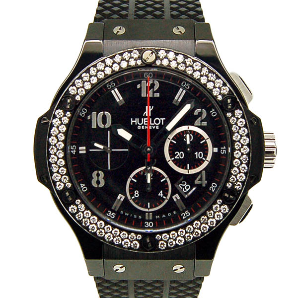 ウブロ　HUBLOT　ビッグバン　ブラックマジック　301.CV.130.RX.114　ベゼルダイヤ　44mm　USED　中古