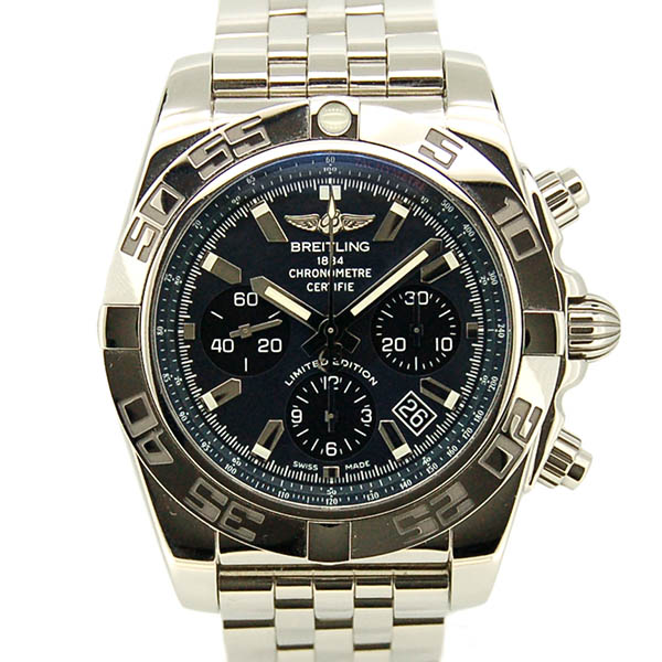 ブライトリング　BREITLING　クロノマット44 ブラックマザーオブパール　S011BMPPA　日本500本限定　44mm　USED　中古