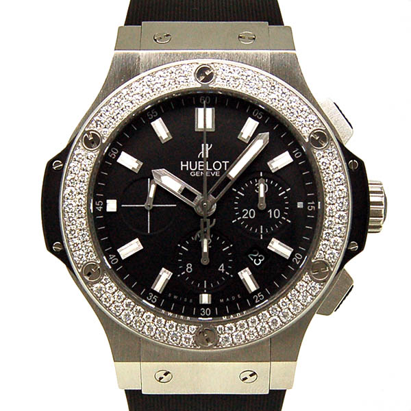 ウブロ　HUBLOT　ビッグバンエボリューション ダイヤモンドベゼル　301.SX.1170.RX.1104　ラバーベルト　44mm　USED　中古