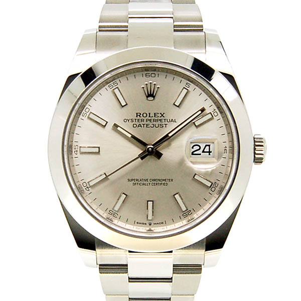 ロレックス　ROLEX　デイトジャスト41　126300　メンズ　シルバー　国内正規品　未使用品