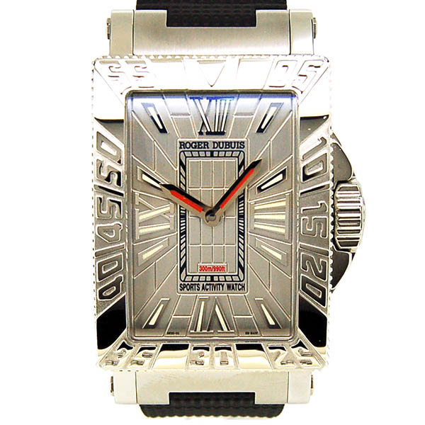 ロジェ・デュブイ　ROGER DUBUIS　シーモア　MS34 21 9 3.53　SS　34×47mm　世界888本限定　USED　中古