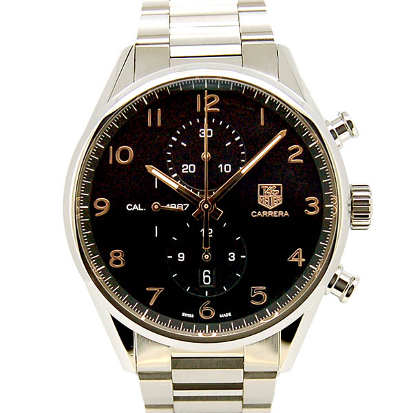 タグホイヤー　TAG HEUER　カレラ　クロノグラフ　キャリバー1887　CAR2014.BA0799　ブラック　USED　中古