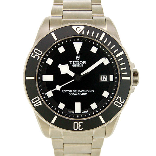 チューダー(チュードル)　TUDOR　ペラゴス　25500TN　チタン　42mm　ブラック　500m防水　USED　中古