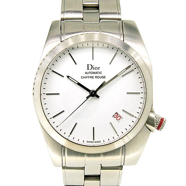 ディオール　DIOR　シフル ルージュ　CD084510　36mm　ホワイト　SS　USED　中古