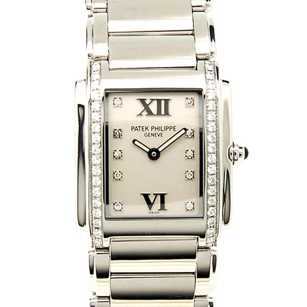 パテックフィリップ　PATEK PHILIPPE　Twenty-4　4910/10A-011　レディース　ホワイト　サイドダイヤ　USED　中古