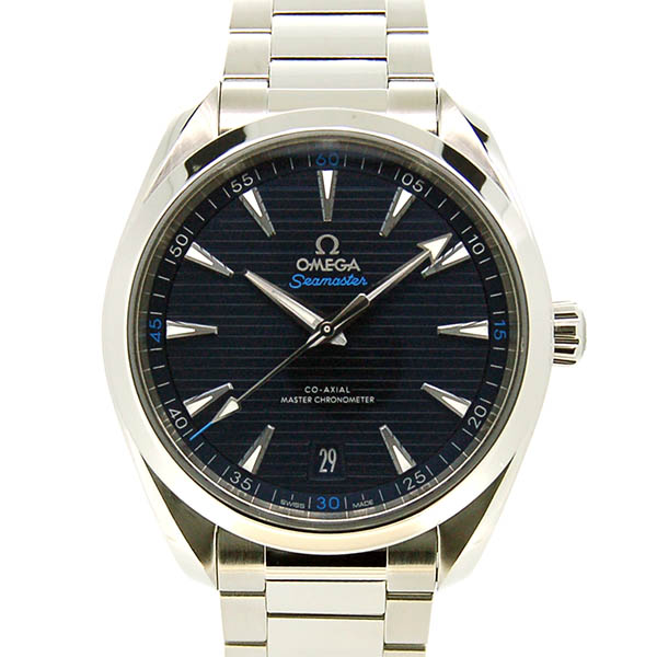 オメガ　OMEGA　シーマスター　アクアテラ　マスタークロノメーター　220.10.41.21.03.001　ブルー　USED　中古