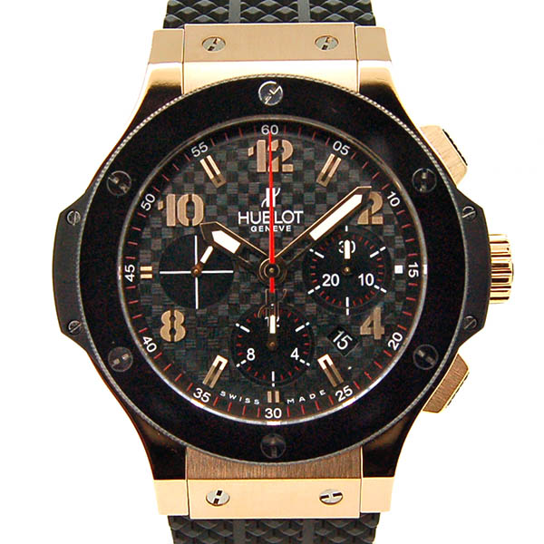 ウブロ　HUBLOT　ビッグバン　301.PB.131.RX　18KPG　44mm　セラミックベゼル　ラバー　USED　中古