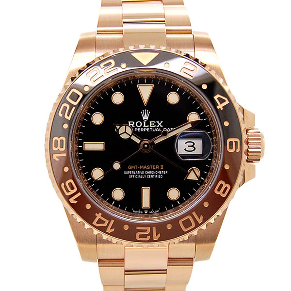 ロレックス　ROLEX　GMTマスター2　126715CHNR　ブラウン/ブラックベゼル　40mm　18KERG　国内正規品　未使用品