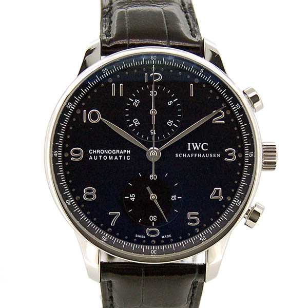 IWC　ポルトギーゼ　クロノグラフ　IW371447　ブラック　41mm　未使用品