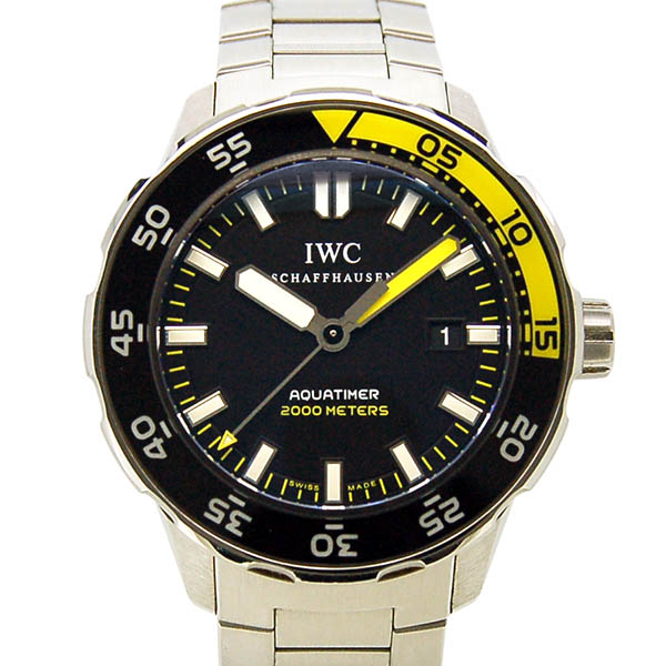 IWC　アクアタイマー　IW356808　SS　自動巻　2000m防水　44mm　USED　中古