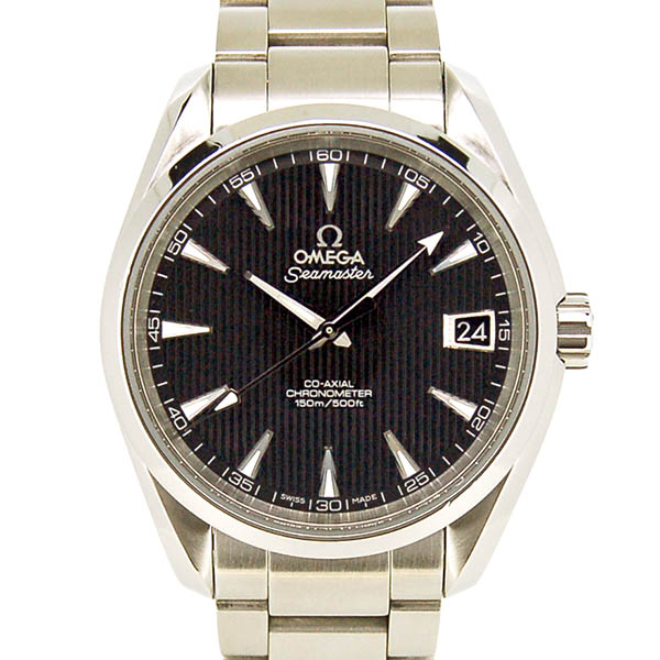 オメガ　OMEGA　シーマスター　アクアテラ　231.10.39.21.01.001　メンズ　38,5mm　SS　ブラック　USED　中古