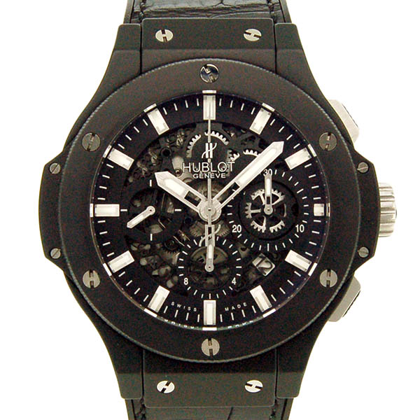 ウブロ　HUBLOT　ビッグバン　アエロバン　ブラックマジック　311.CI.1170.GR　44mm　ブラック　USED　中古