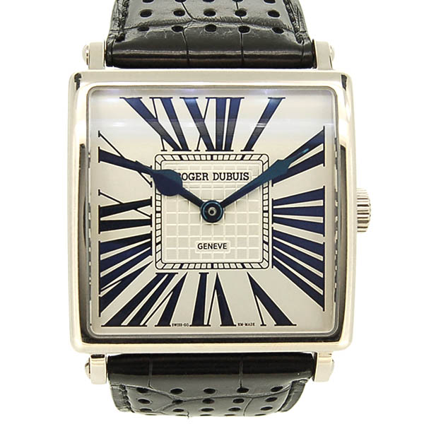 ロジェ・デュブイ　ROGER DUBUIS　ゴールデンスクエア　G43 14 0 G33.7A　世界28本限定　43mm　18KWG　USED　中古