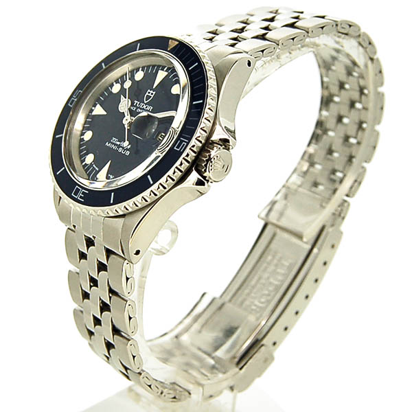 チューダー(チュードル) TUDOR プリンスデイト ミニサブ 94400 SS ブルー アンティーク 33mm USED 中古