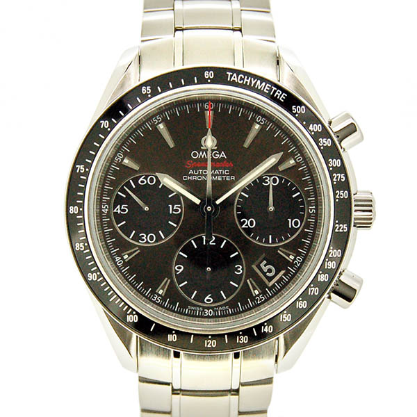 オメガ　OMEGA　スピードマスターオートマティックデイト　323.30.40.40.06.001　グレー/ブラック　40mm　USED　中古