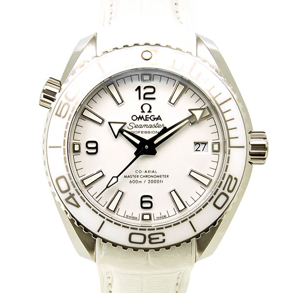 オメガ　OMEGA　プラネットオーシャン　215.33.40.20.04.001　ホワイト　SS　40mm　ラバーベルト　未使用品