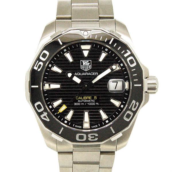 タグホイヤー　TAG HEUER　アクアレーサー キャリバー5　WAY211A.BA0928　ブラック　41mm　未使用品