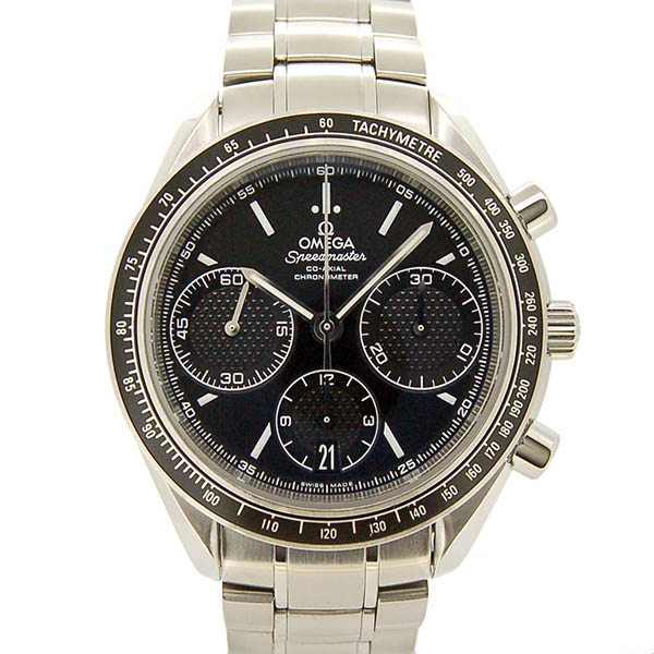 オメガ　OMEGA　スピードマスターレーシング　326.30.40.50.01.001　SS　ブラック　40mm　自動巻　USED　中古