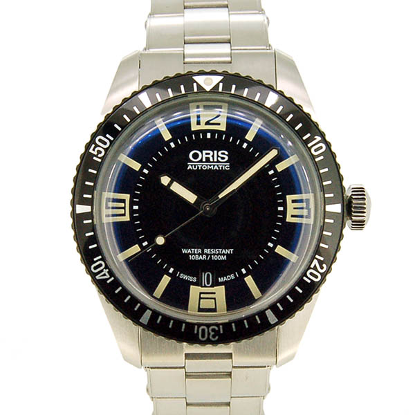 オリス　ORIS　ダイバーズ65　733 7707 4035 M　40m　自動巻き　USED　中古