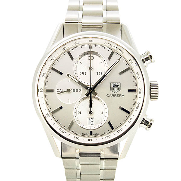 タグホイヤー　TAG HEUER　カレラクロノ　キャリバー1887　CAR2111.BA0720　41mm　SS　シルバー　自動巻　USED　中古