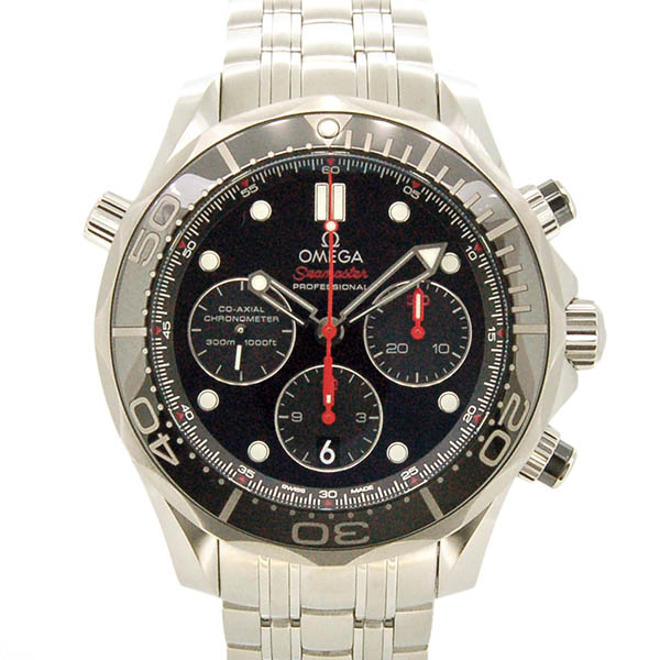 オメガ　OMEGA　シーマスター コーアクシャル クロノグラフ　212.30.44.50.01.001　SS　ブラック　44mm　未使用品