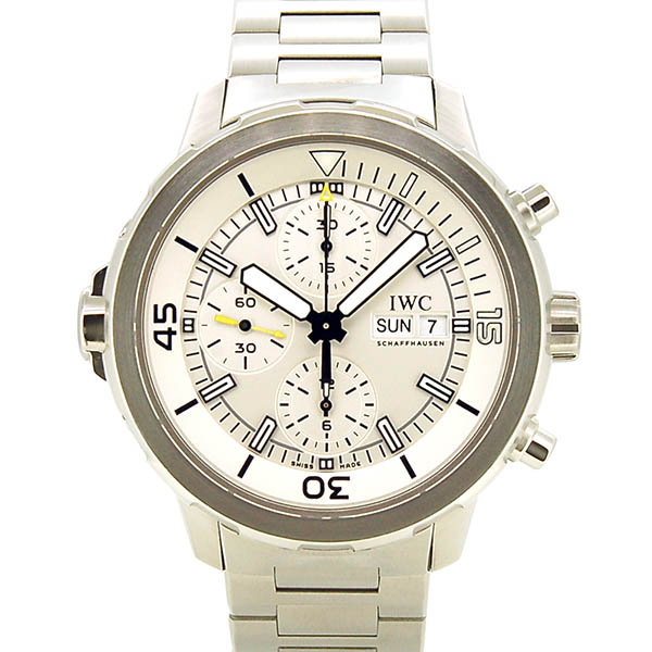 IWC　アクアタイマー　クロノグラフ　IW376802　ホワイト　SS　44mm　USED　中古