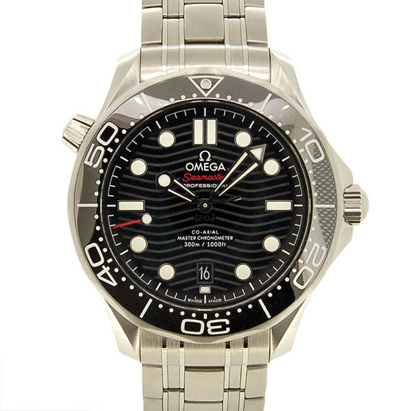 オメガ　OMEGA　シーマスター300 コーアクシャル マスタークロノメーター　210.30.42.20.01.001　ブラック　42mm　USED　中古