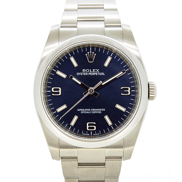 ロレックス ROLEX オイスターパーペチュアル 116000 ブルー369 36mm SS  