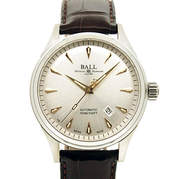 ボールウォッチ　BALL　ファイアーマン レーサー　NM2288C-LJ-SL  シルバー　SS　42mm　USED　中古