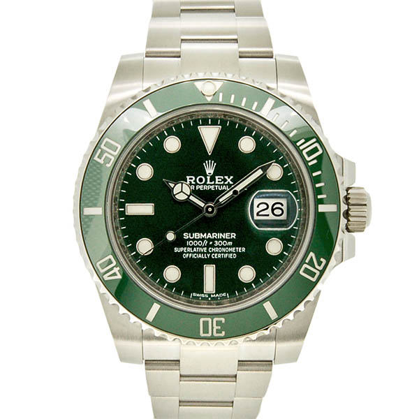 ロレックス　ROLEX　サブマリーナデイト グリーン　116610LV　ランダム番　国内正規品　USED　中古